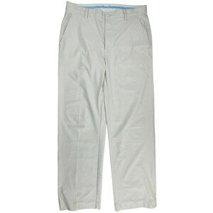 FootJoy FJ Mens Beige Cotton Blend Classic Fit Golf Pants 34 x 32